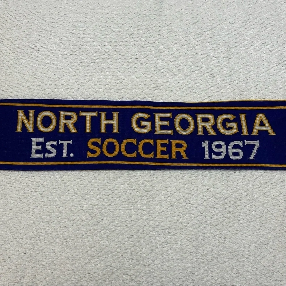 UNG University of North Georgia Nighthawks Soccer Scarf